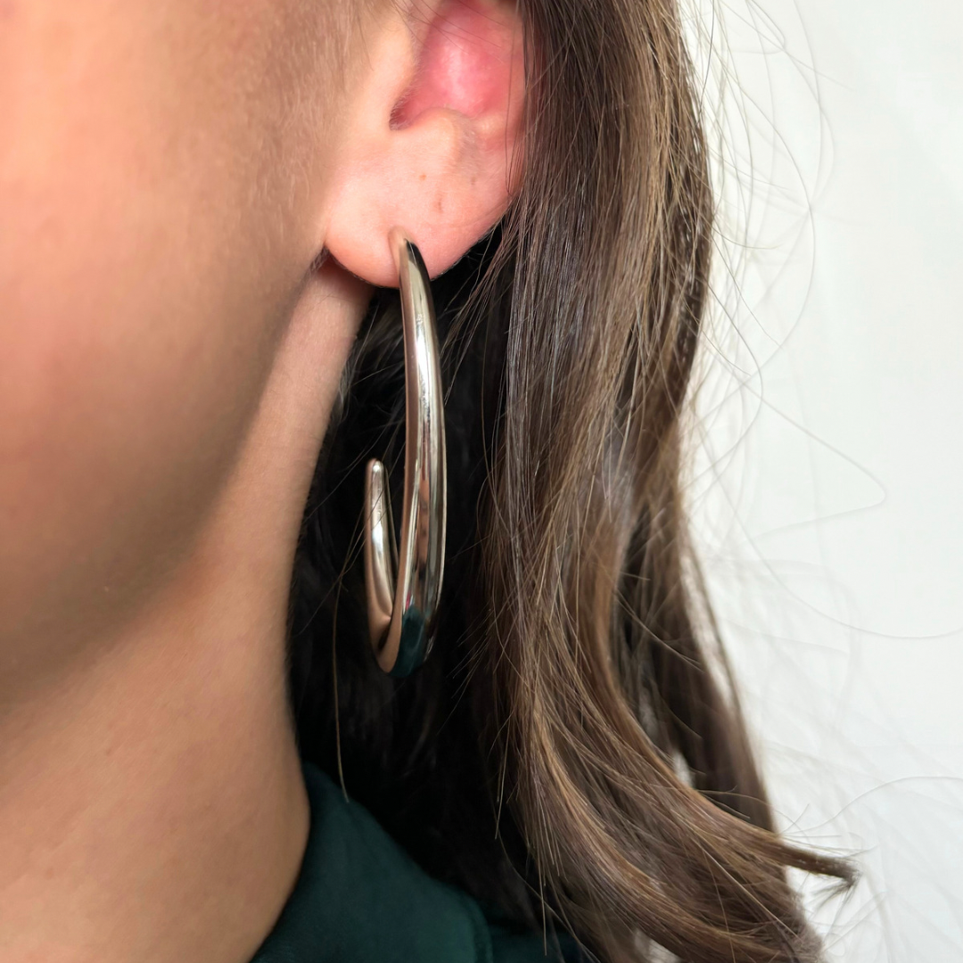 Statement klassieke langwerpige oorbellen