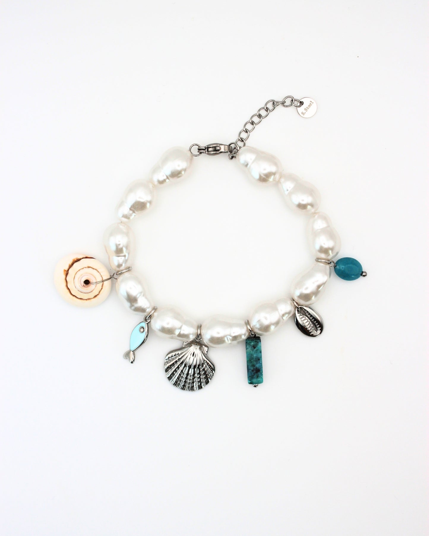 Statement armband met zeedieren