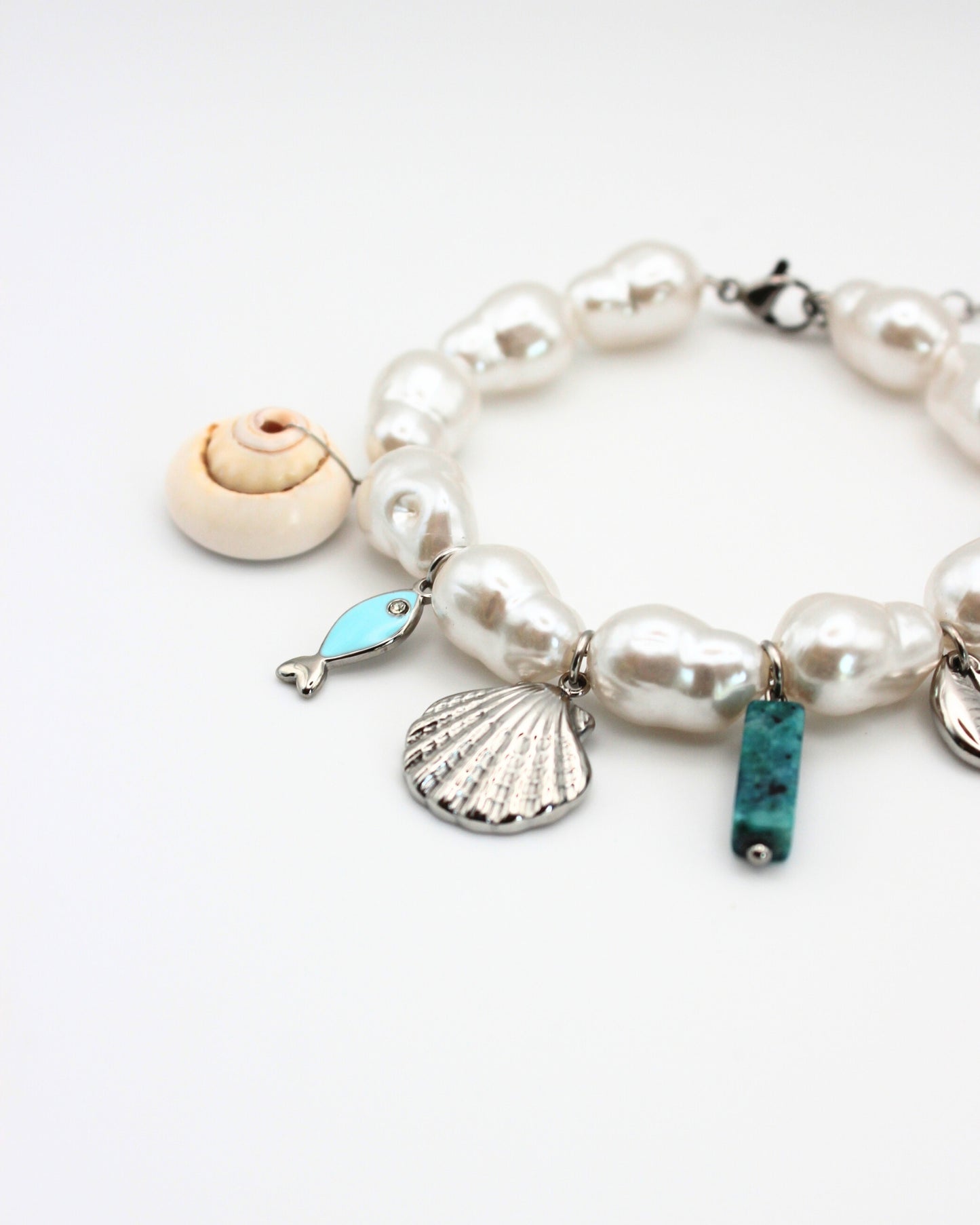 Statement armband met zeedieren
