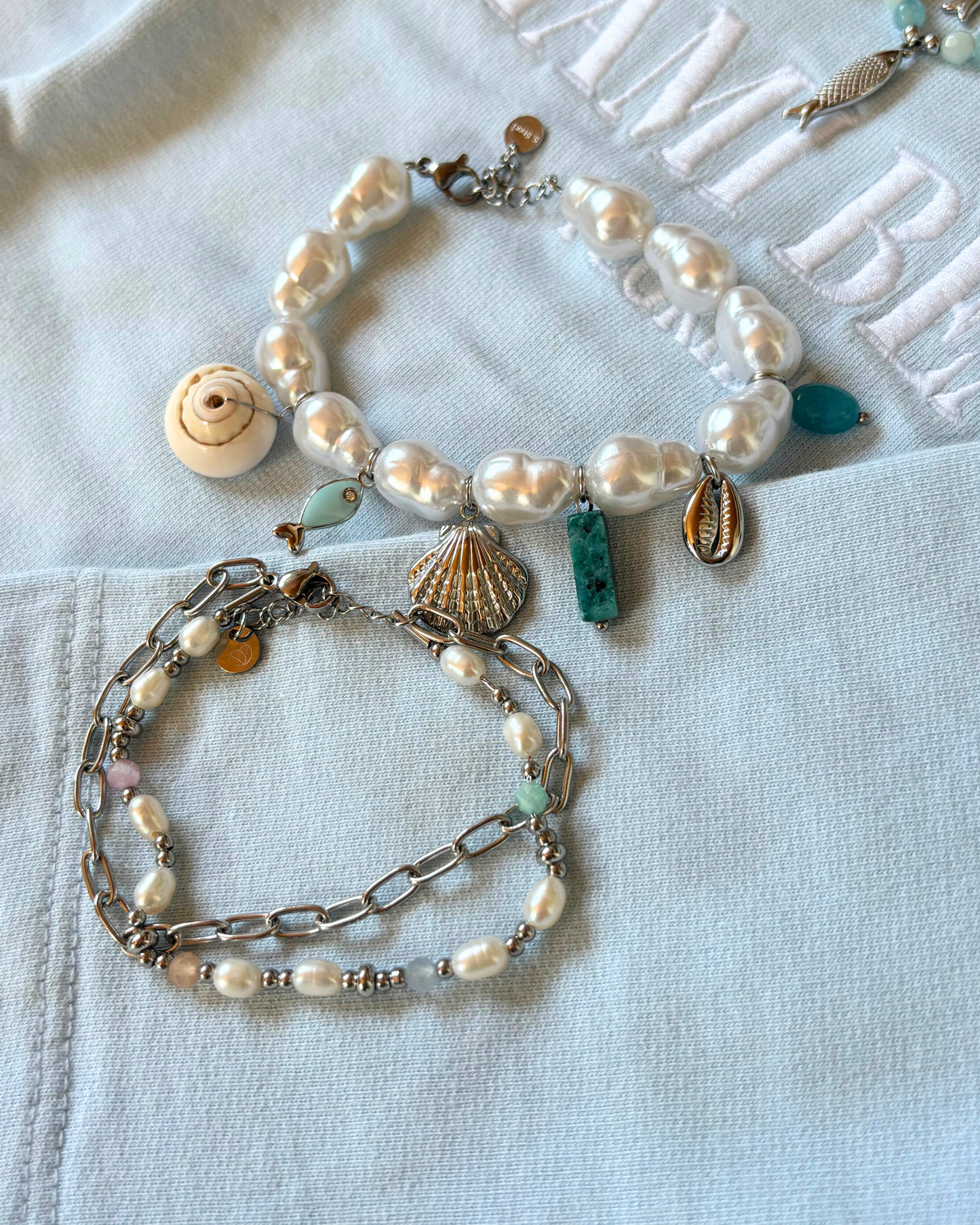 Statement armband met zeedieren