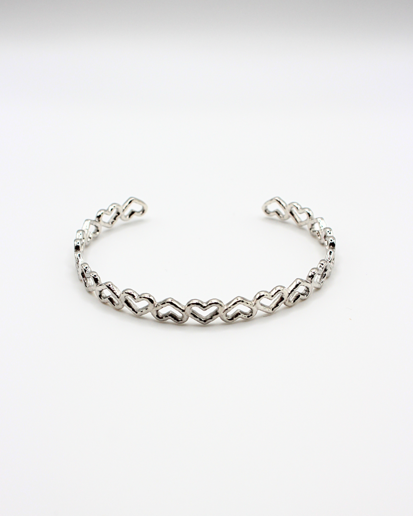 Hartjes rij bangle