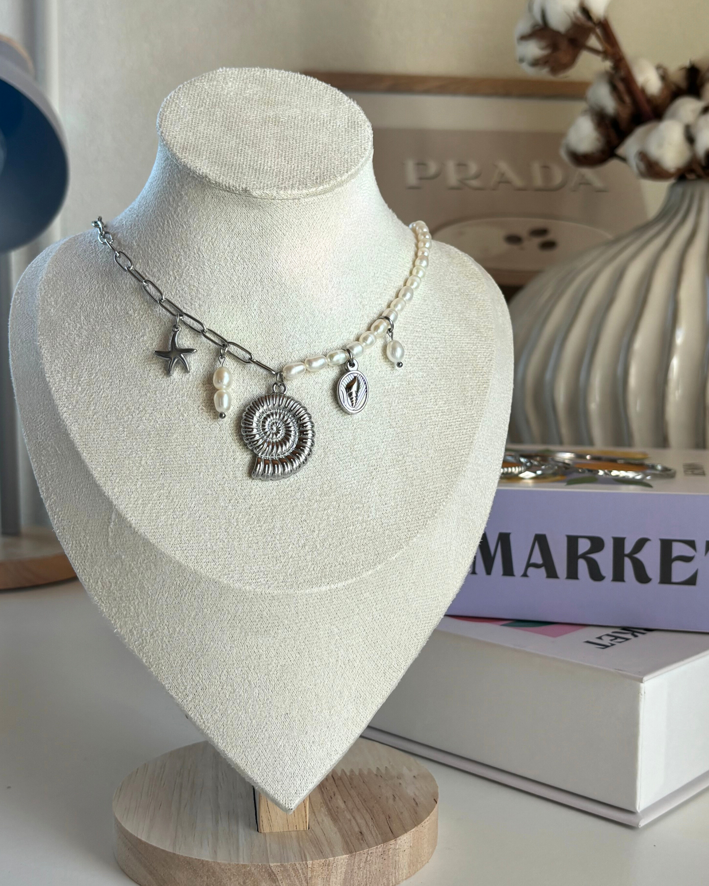 Parelschakel - bedelketting