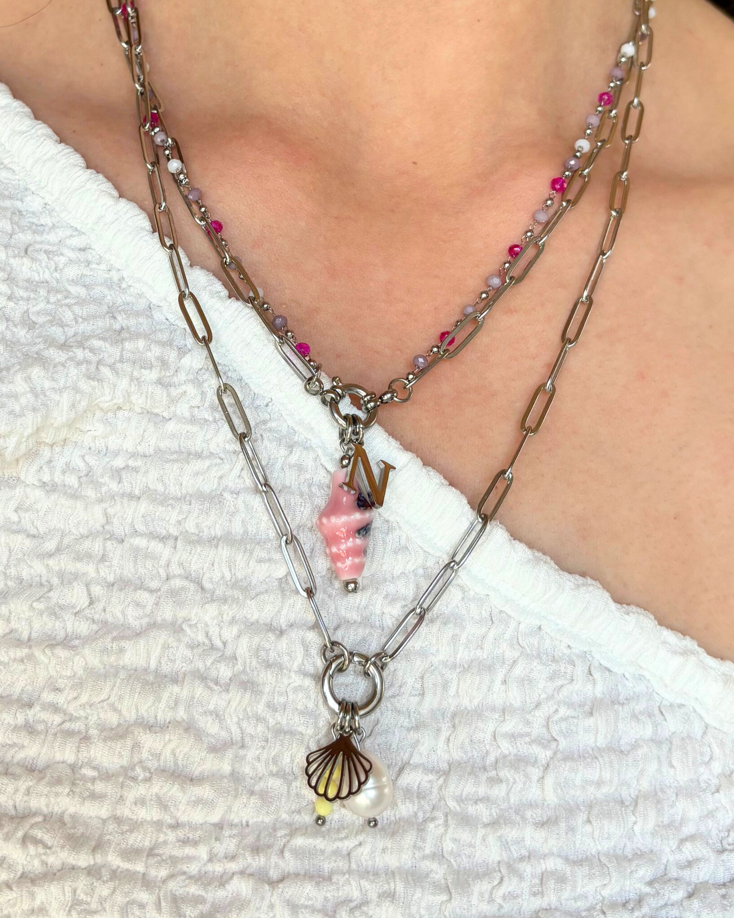 Bedel - roze schelp