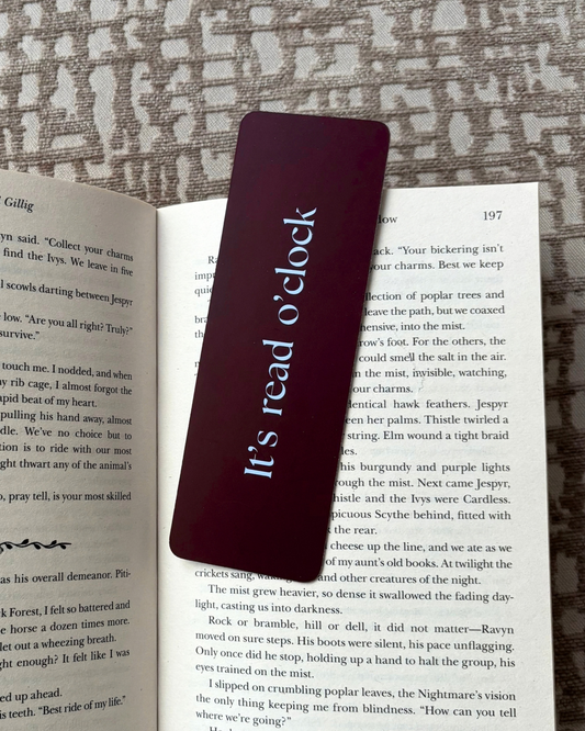 Boekenlegger - It's read o'clock