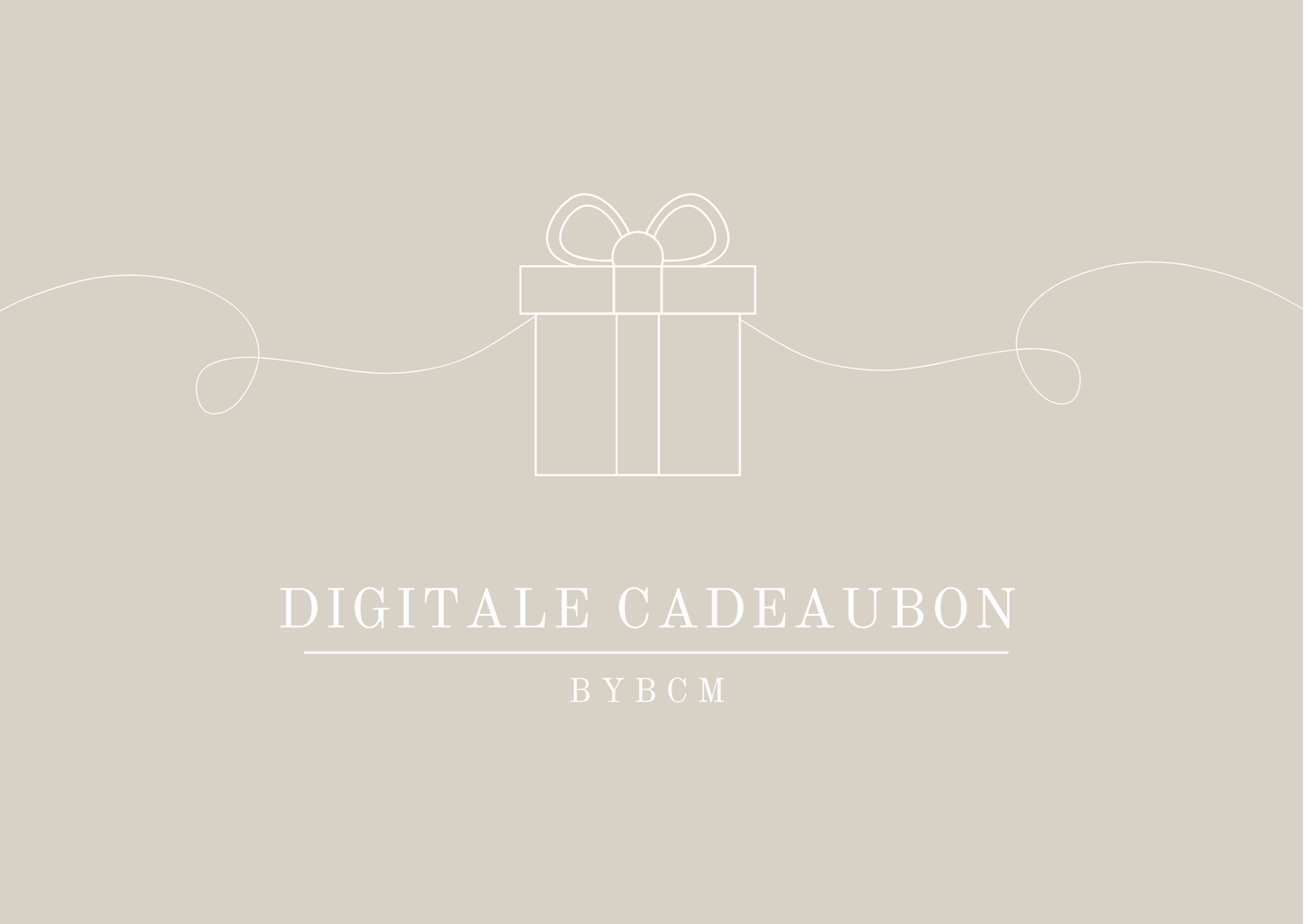 Digitale cadeaubon ByBcm