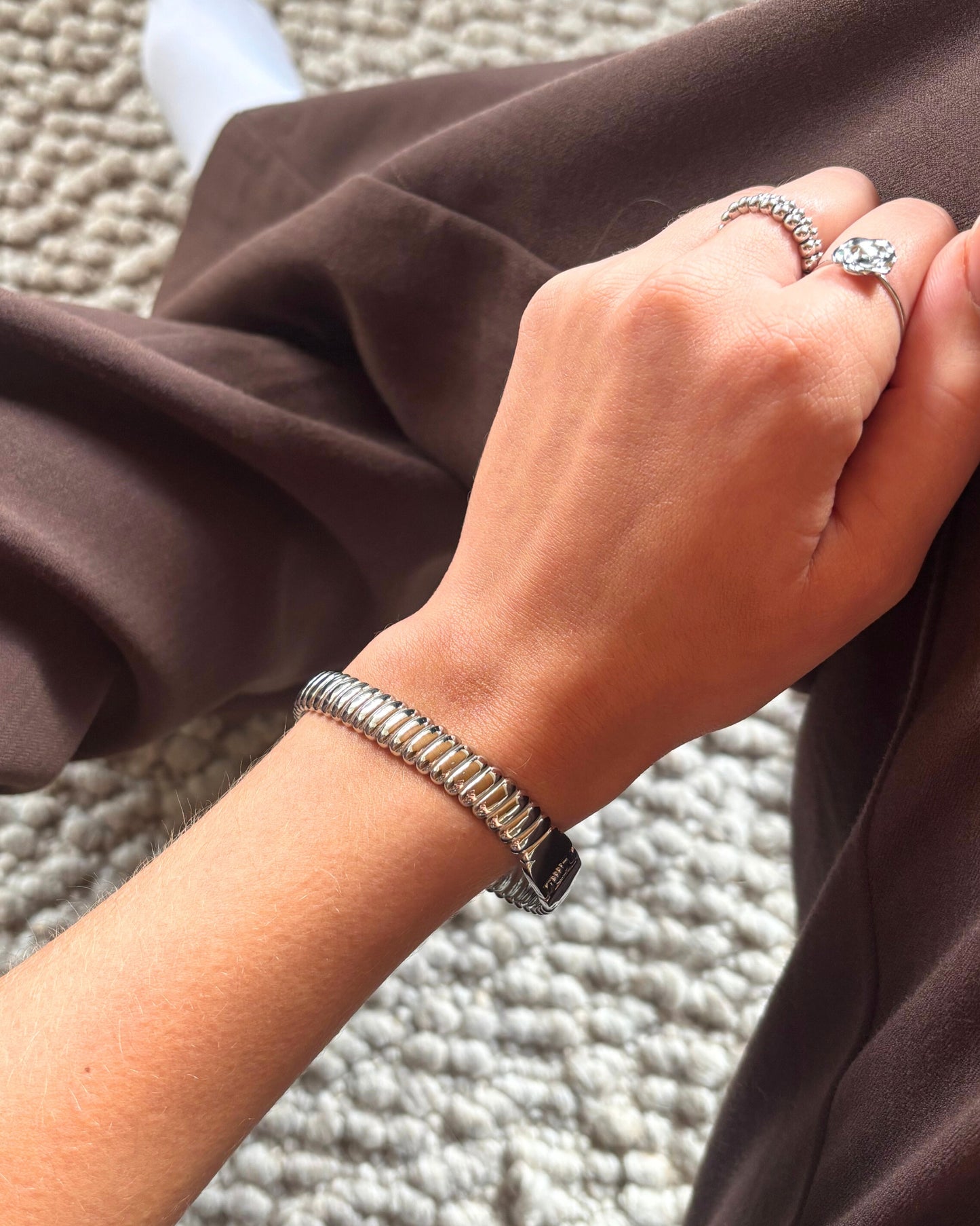 Kliparmband met strepen