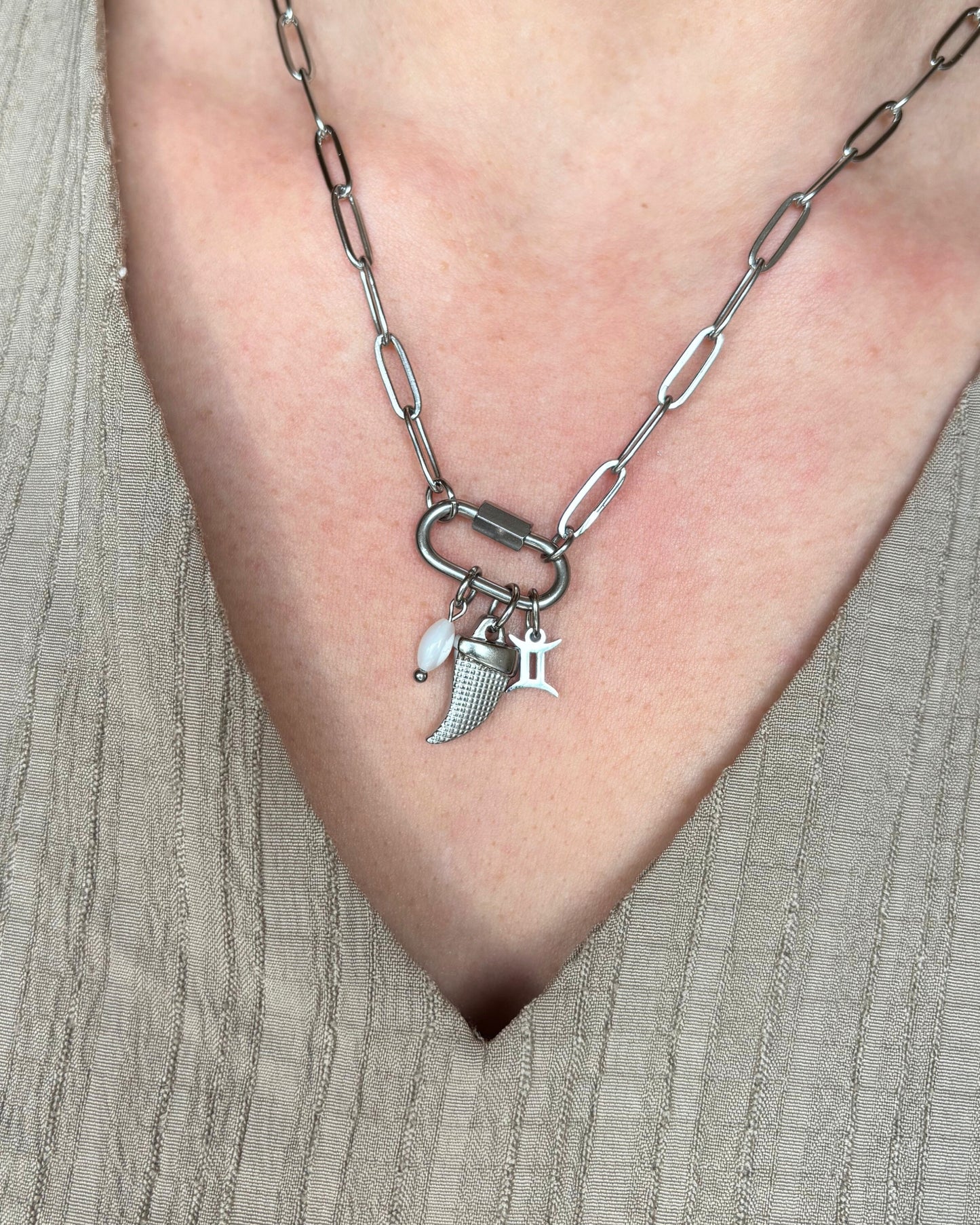 Bedel ketting/ armband - tand