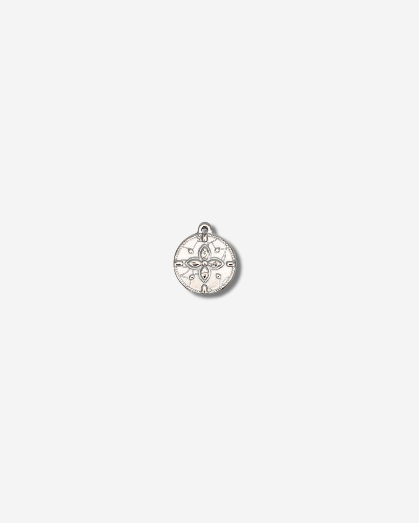 Bedel ketting/ armband - munt met klaver