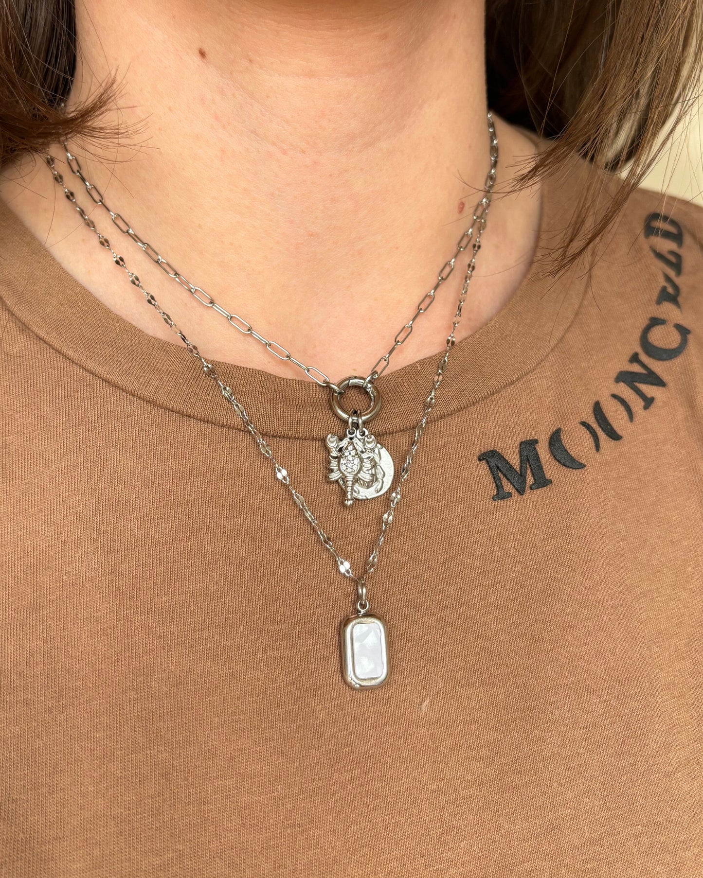 Bedel ketting/ armband - munt met kever