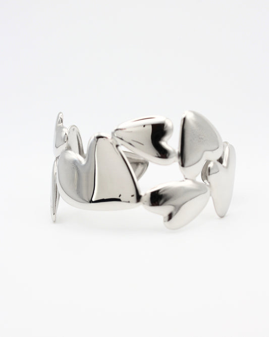 Grote harten bangle