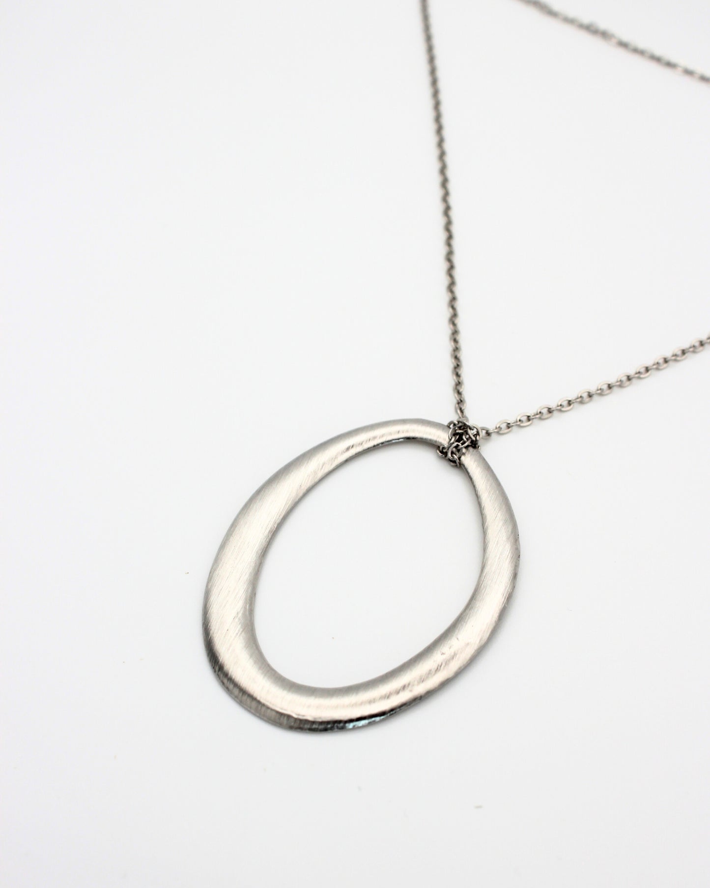 Lange ketting met ovaal