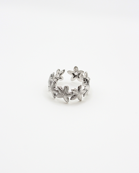 Zeester rij ring