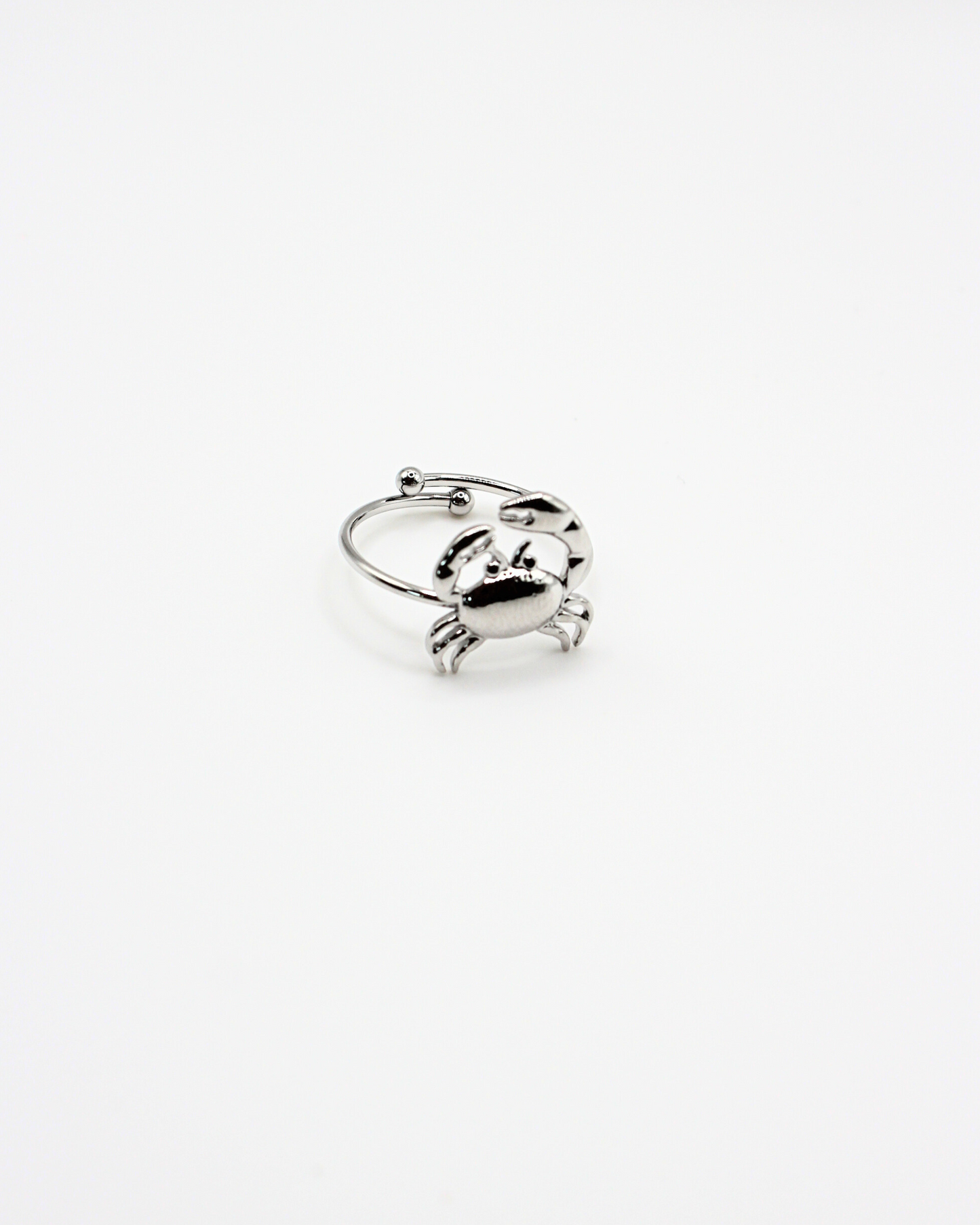 Ring met krab