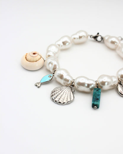 Statement armband met zeedieren
