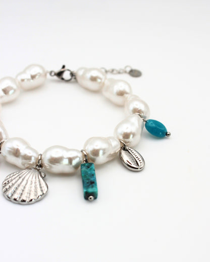 Statement armband met zeedieren