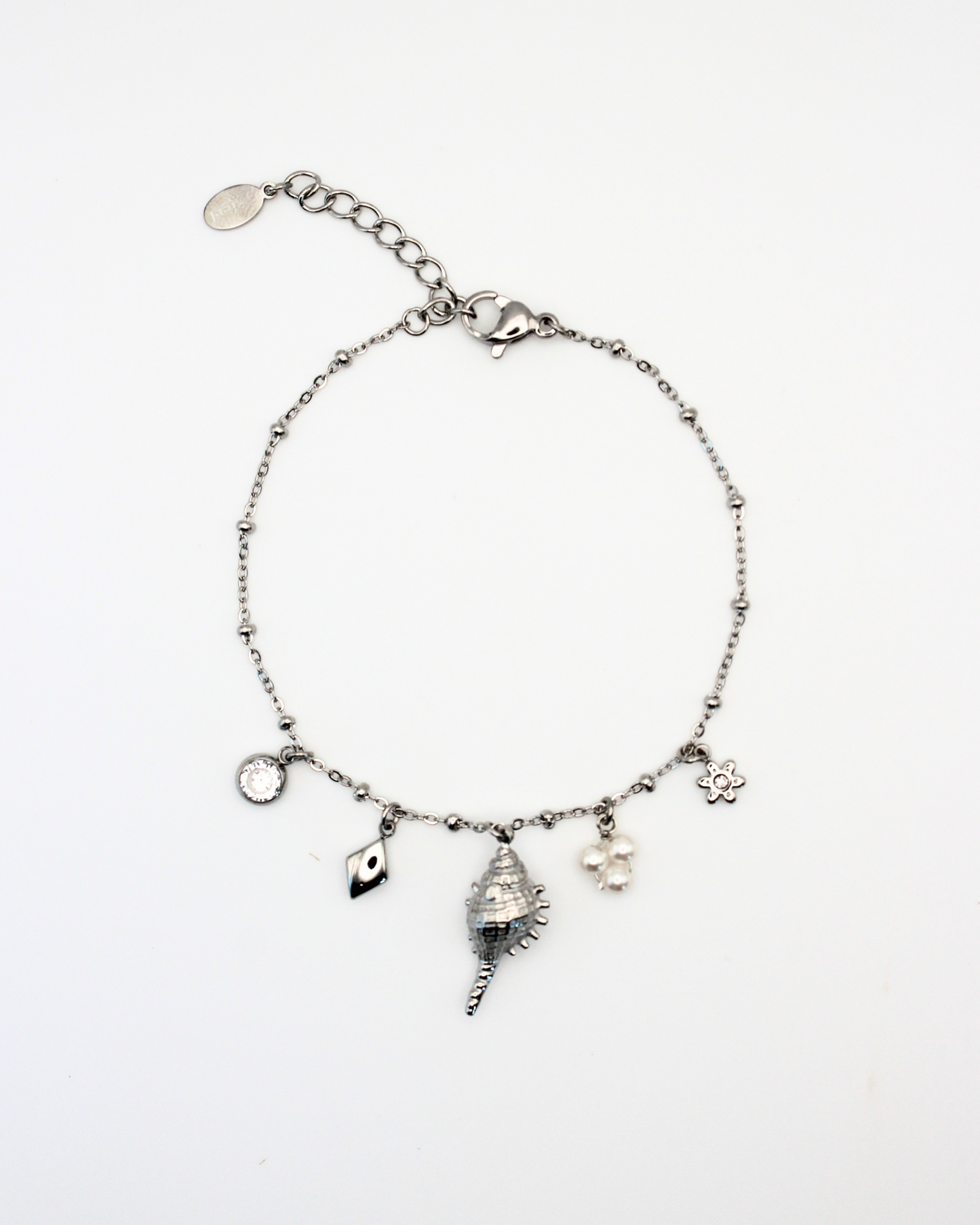 Subtiele bedelarmband met zeedieren