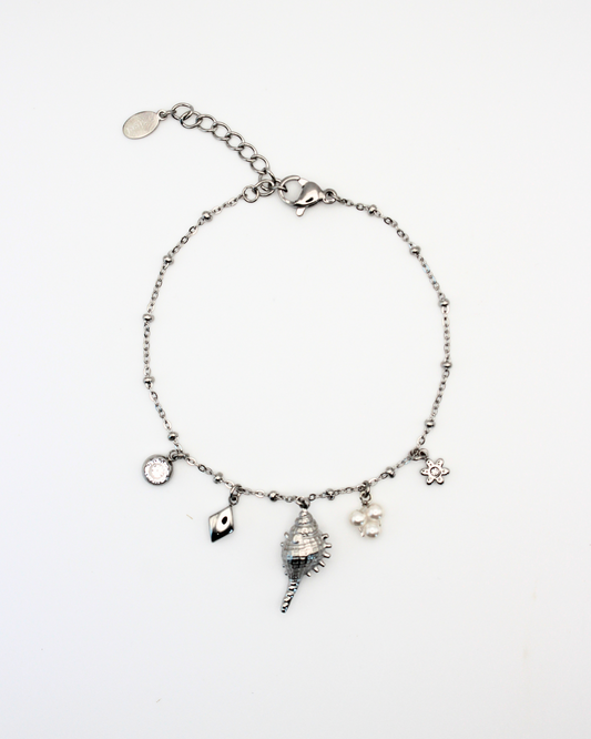 Subtiele bedelarmband met zeedieren