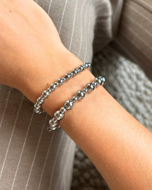 Onregelmatige ballen armbanden set