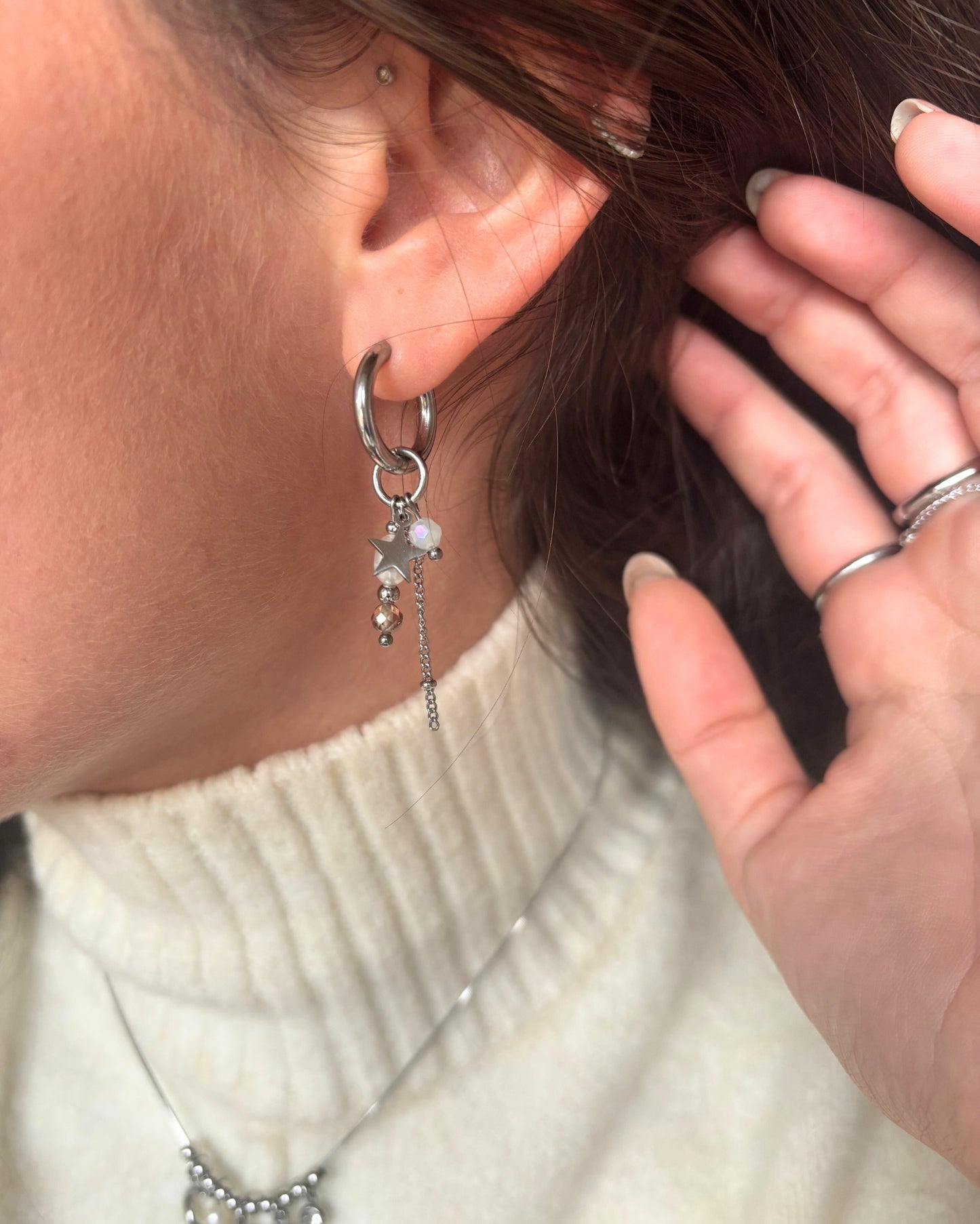 Winter earrings