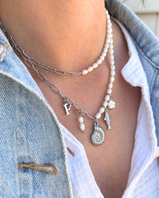 Parelschakel - bedelketting