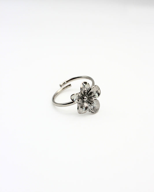Open bloem ring