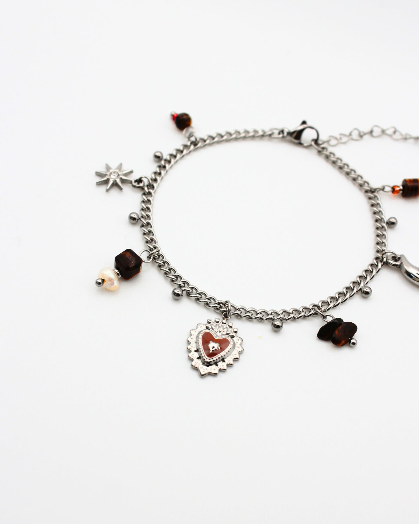 Bruine western bedelarmband