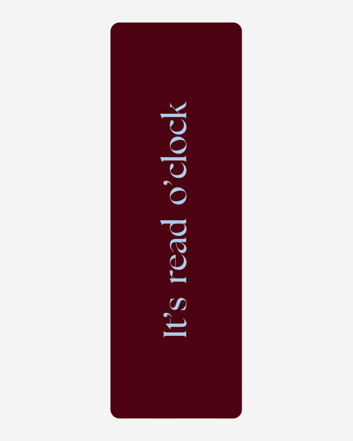 Boekenlegger - It's read o'clock