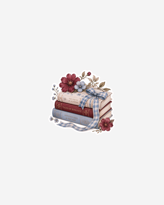 Sticker - cherry books