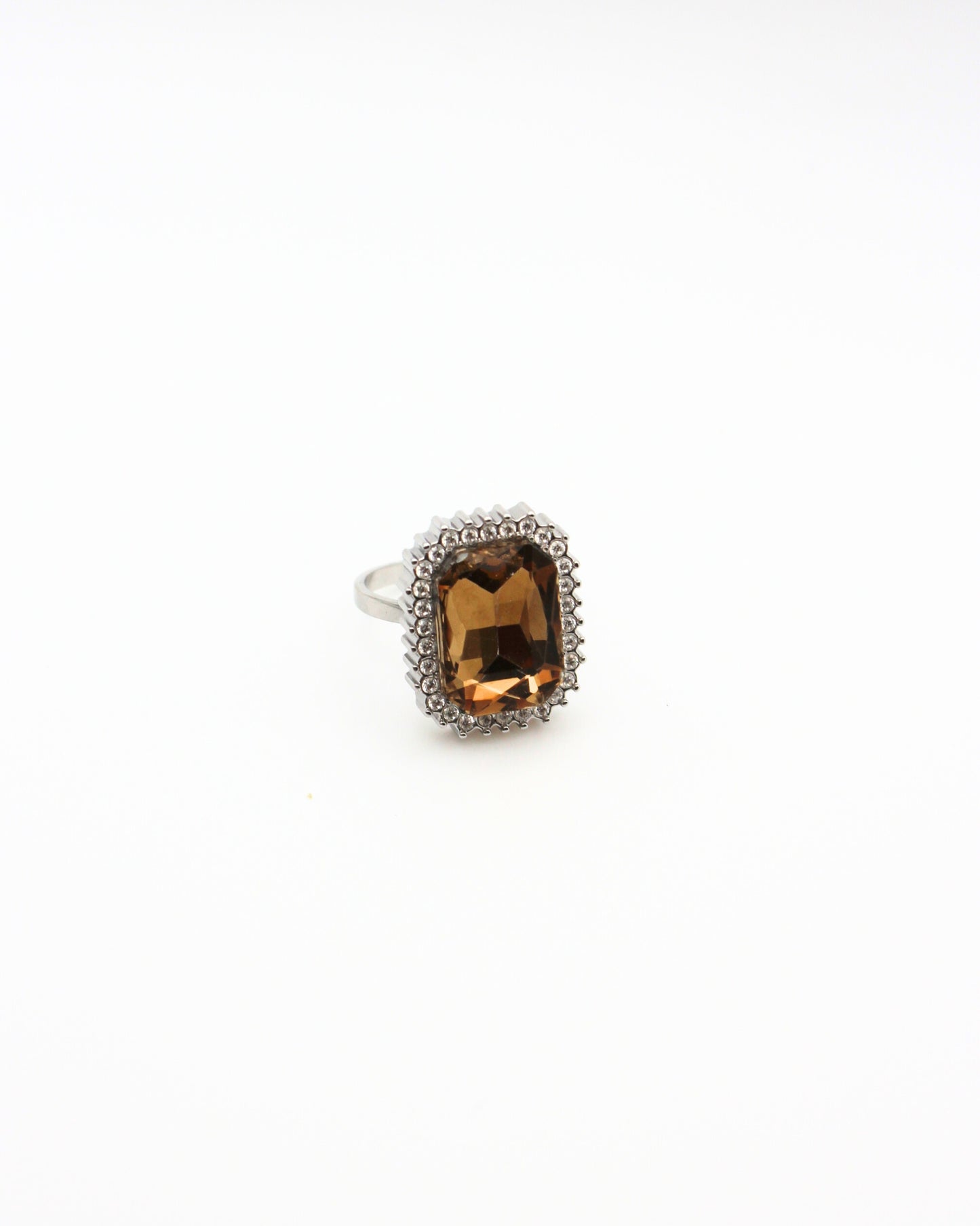 Heldere bruine ring