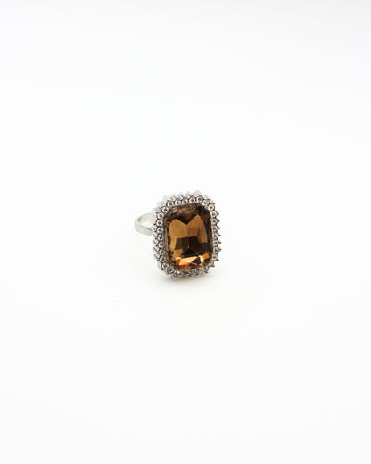 Heldere bruine ring
