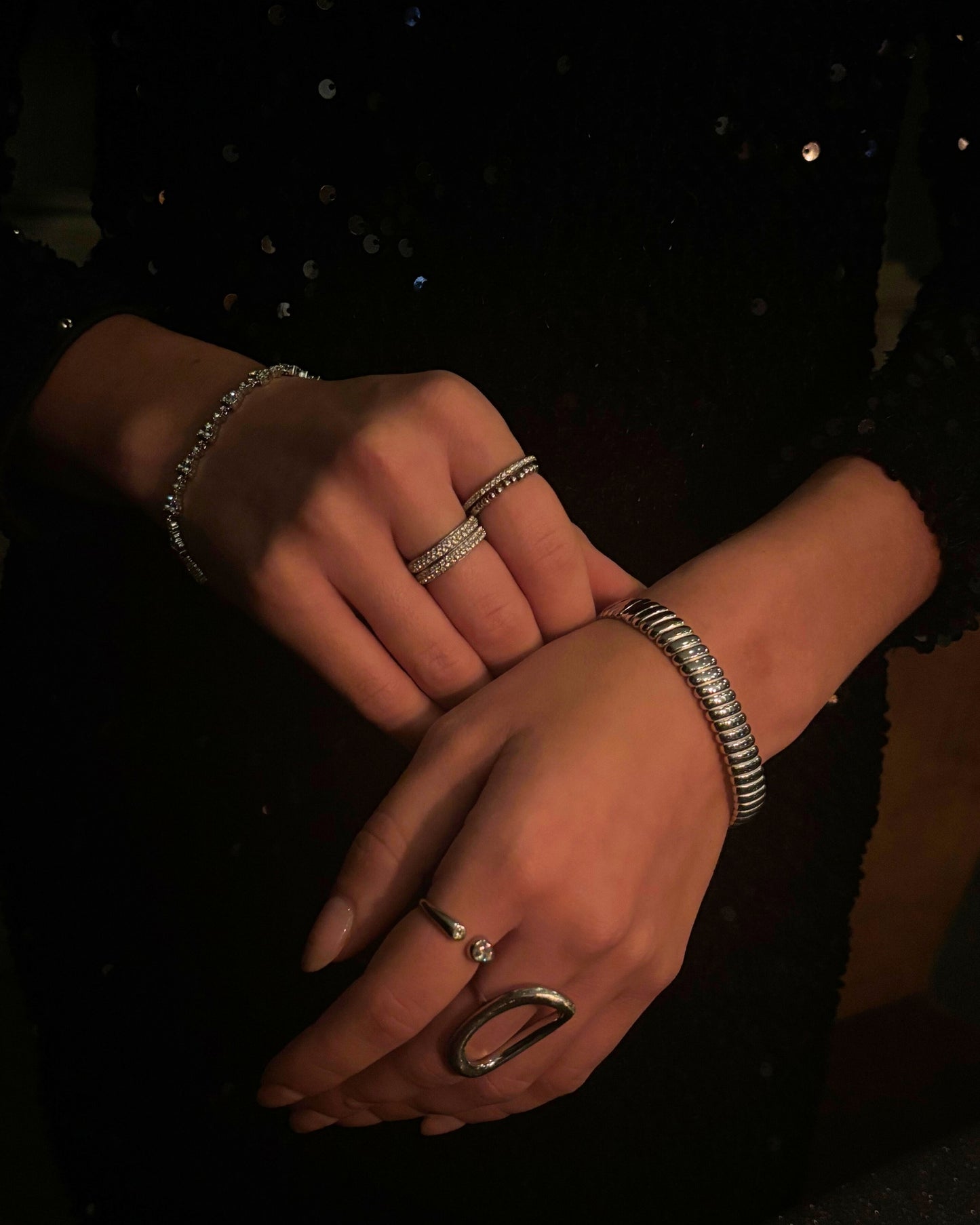 Kliparmband met strepen