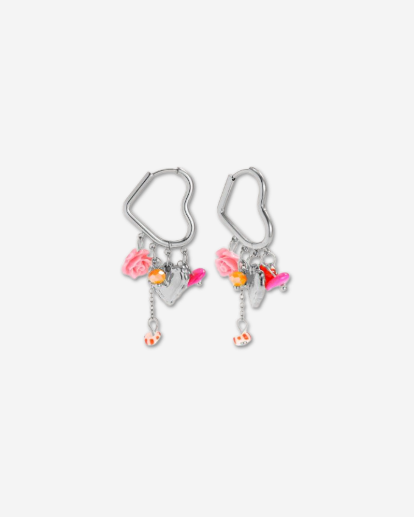 Lovely orange oorbellen