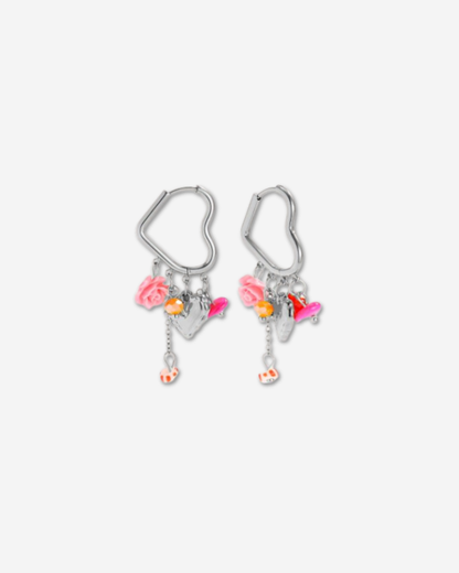 Lovely orange oorbellen