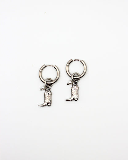 Oorbellen met cowboy laars