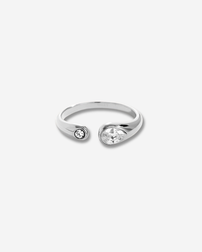 Open diamanten ring