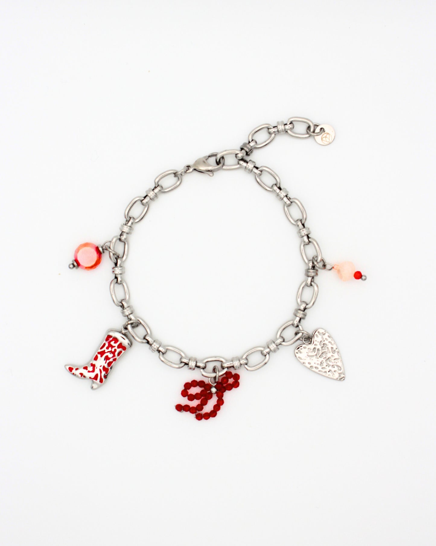 Rode western bedelarmband