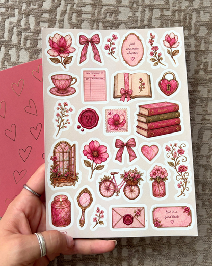 Stickerset - rose letters