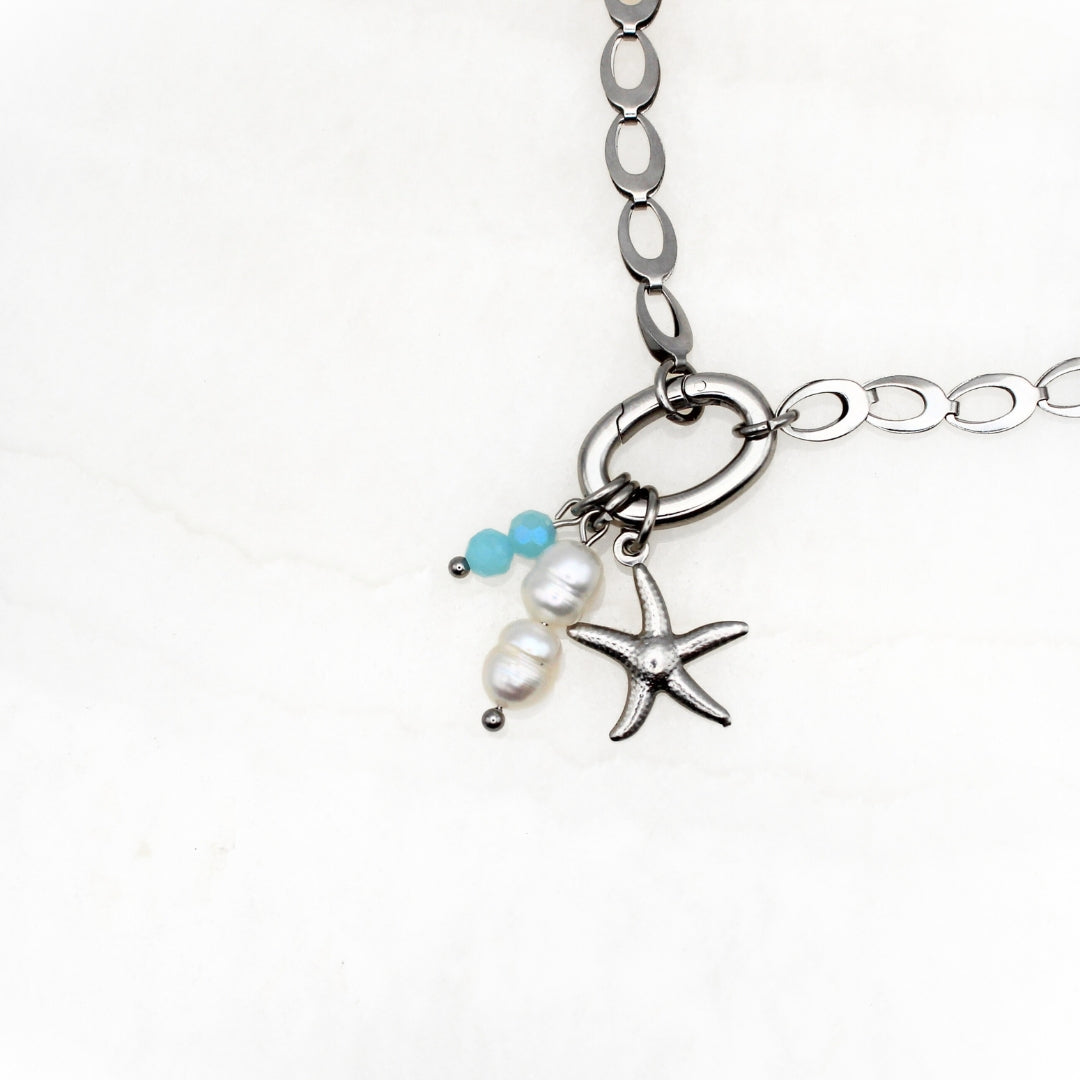 Bedel ketting / armband - medium zeester
