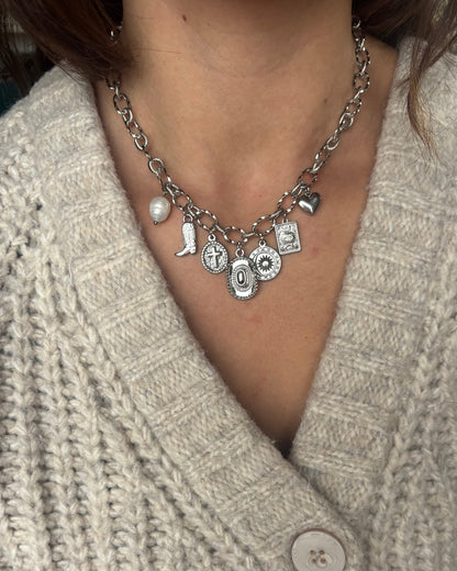 Bedel ketting/ armband - cowboy hoed