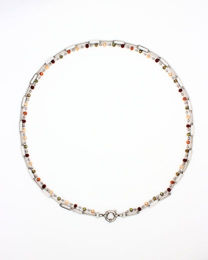 Ketting - gekleurde kraaltjes