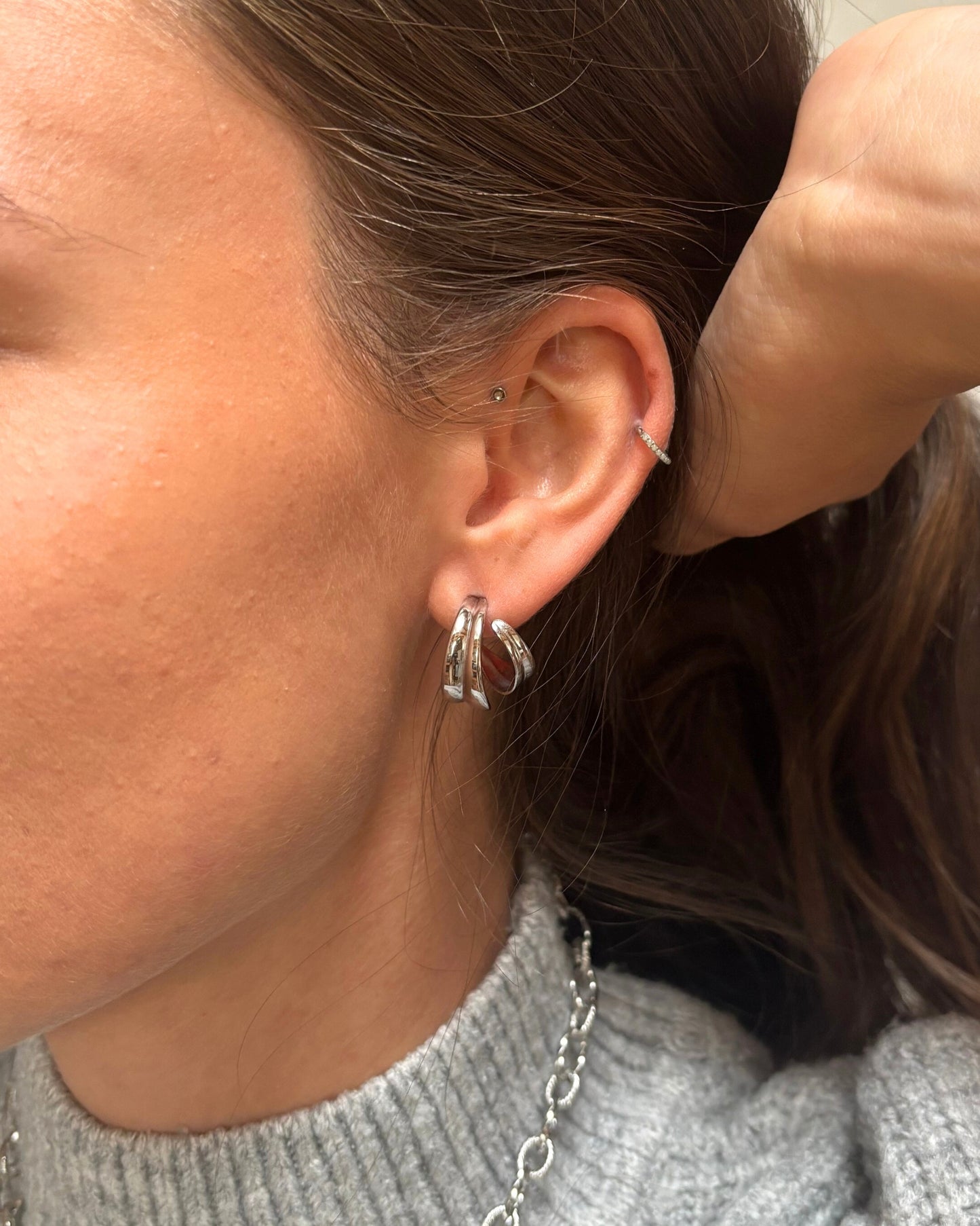 Gewikkelde oorbellen