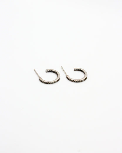 Oorringen met diamantjes