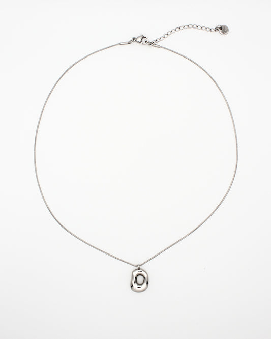 Korte ketting met ovaal