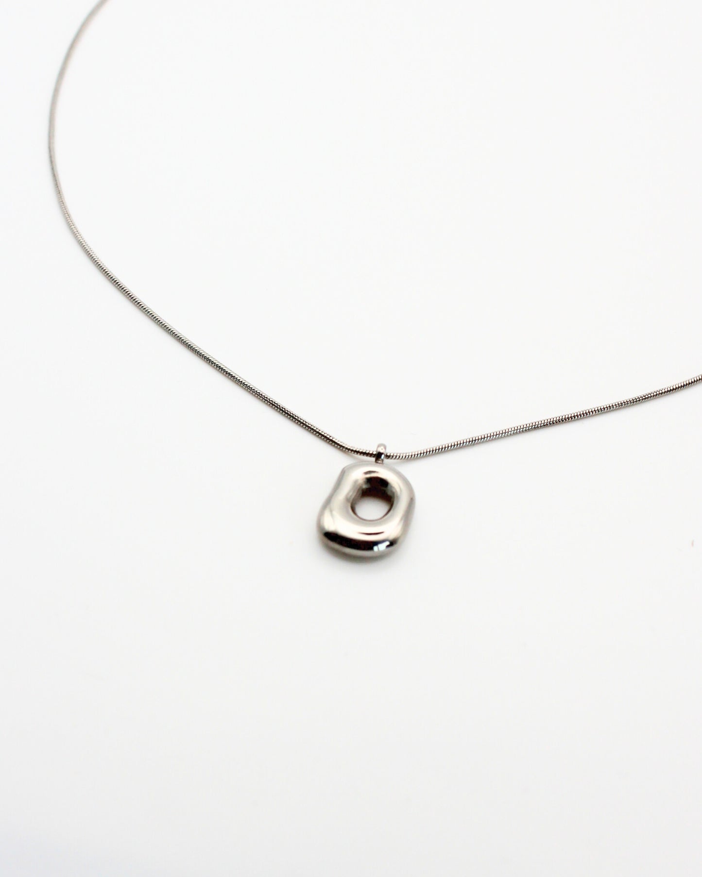 Korte ketting met ovaal