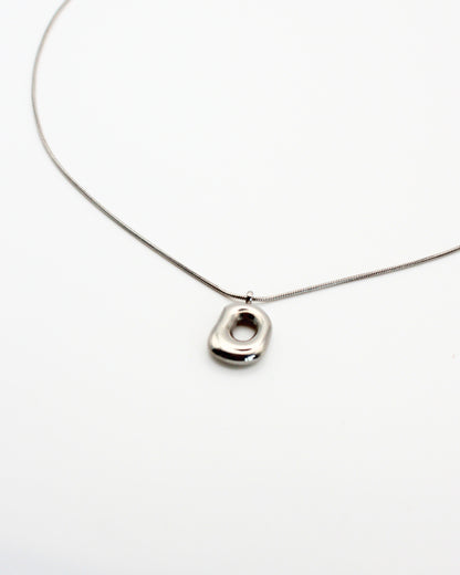 Korte ketting met ovaal