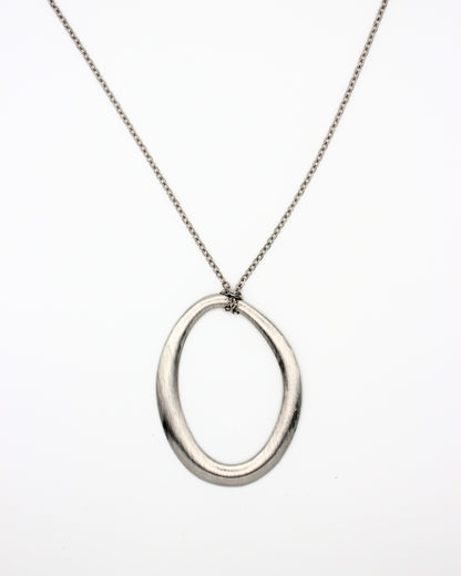 Lange ketting met ovaal