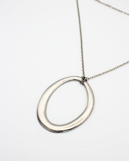 Lange ketting met ovaal