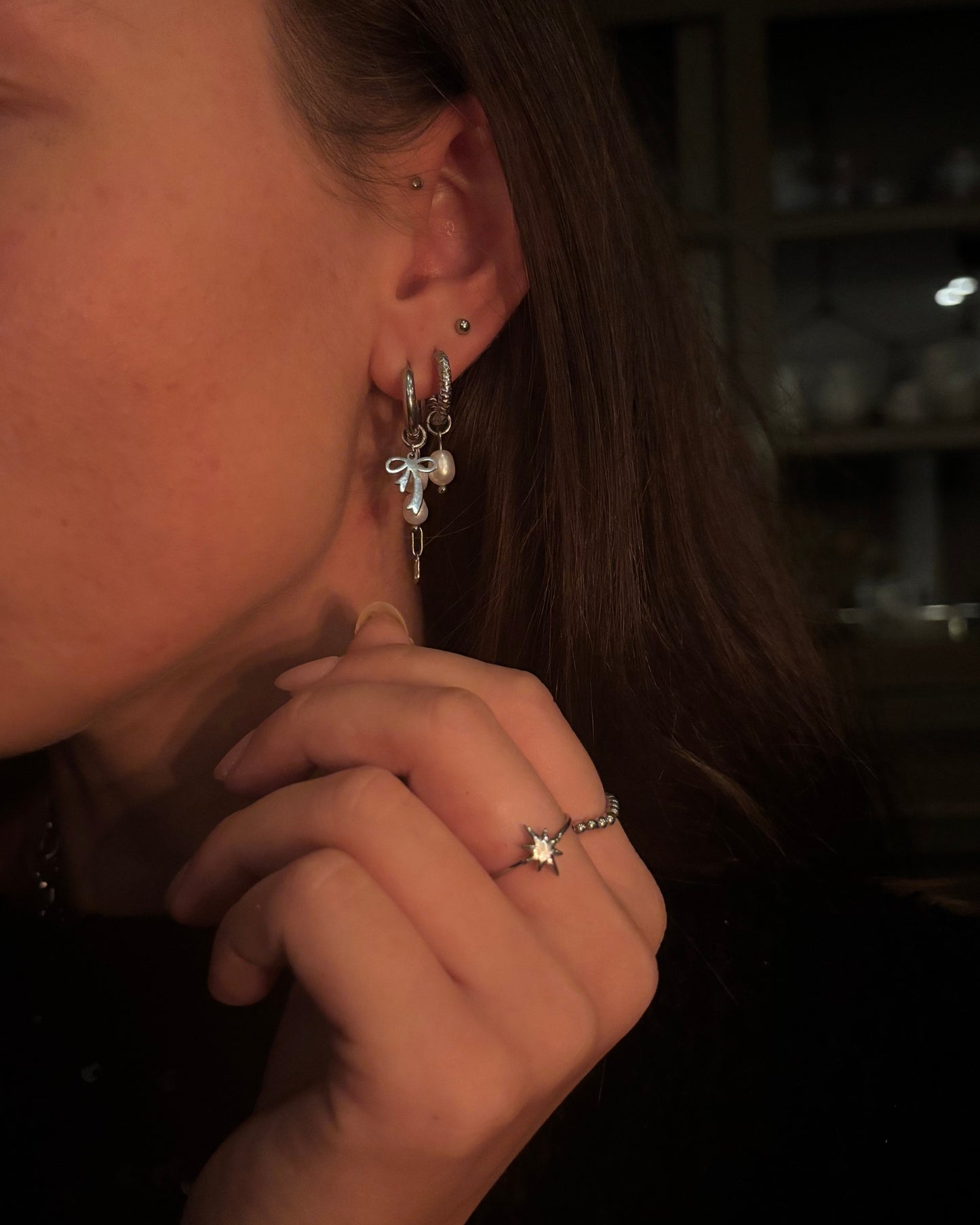 Oorbellenset - strikje