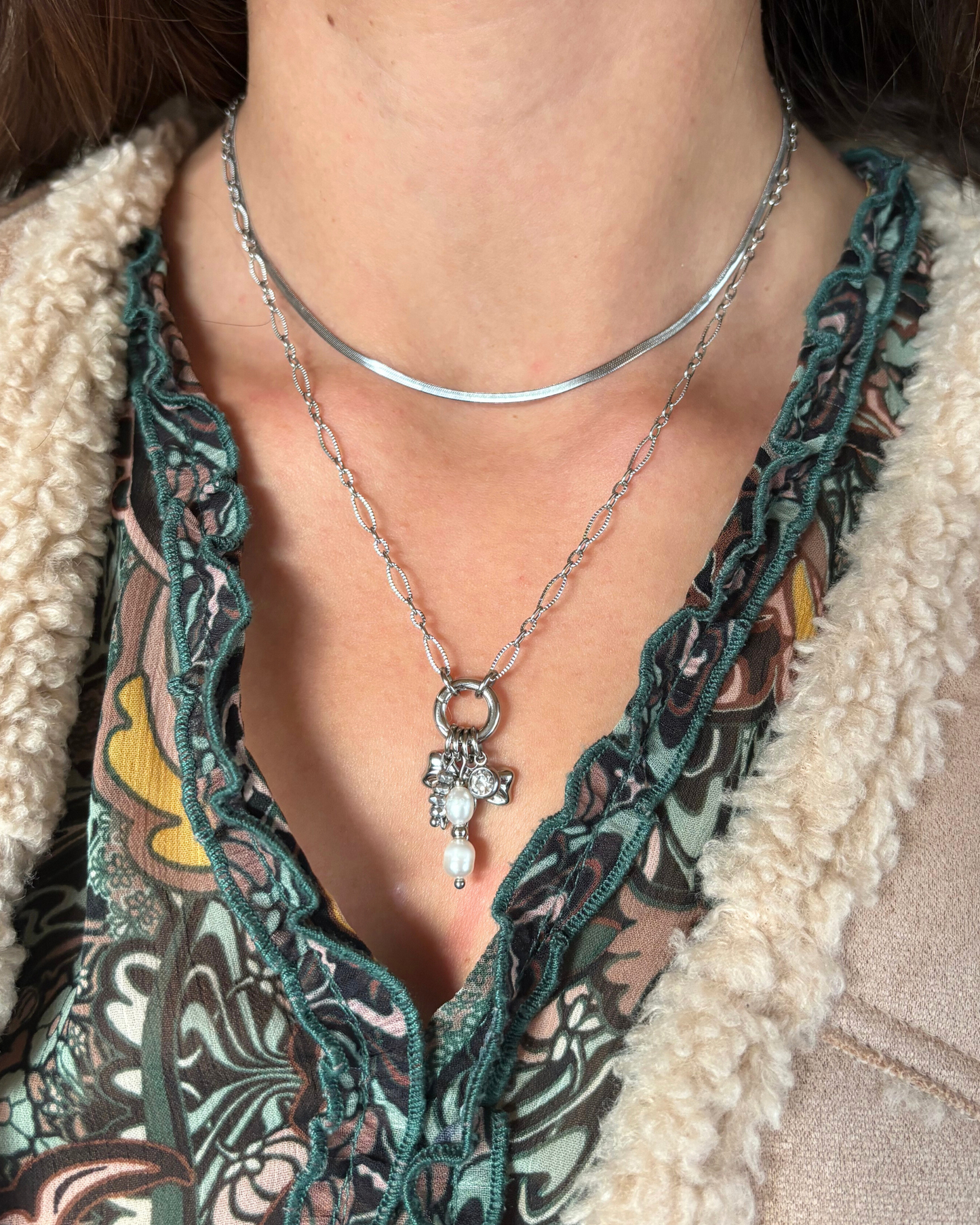 Ketting - snake skin